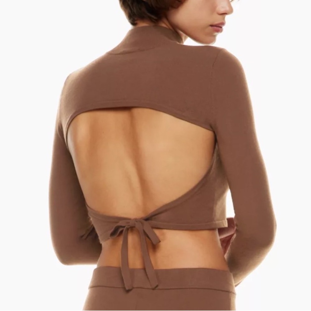 Aritiza - Sunday Best Ellie Sweater - Brown - Size L